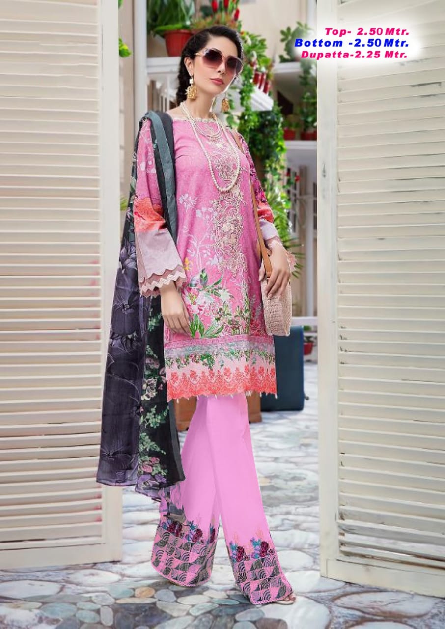 Aaliya Karachi Cotton Vol  17 Dress Materials Collection