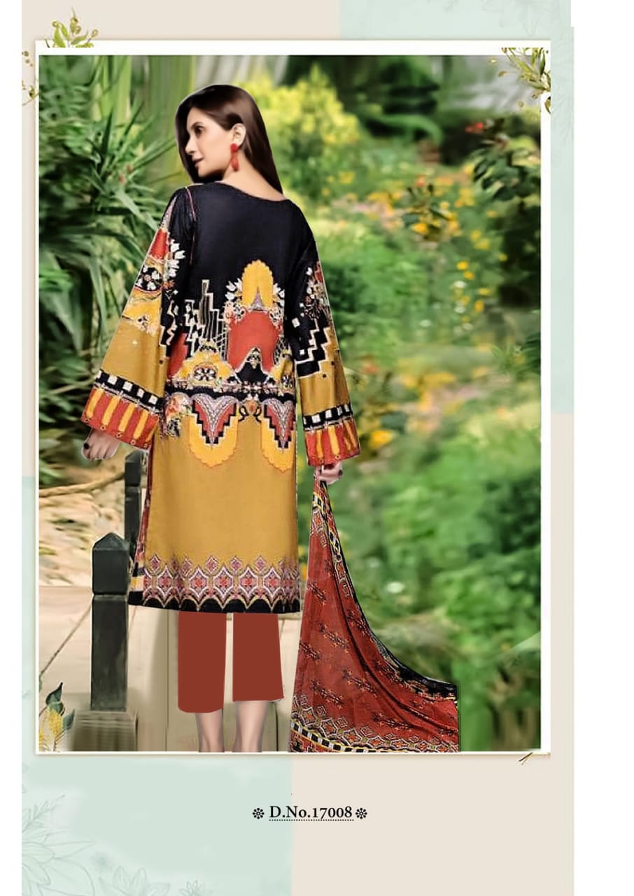 Aaliya Karachi Cotton Vol  17 Dress Materials Collection