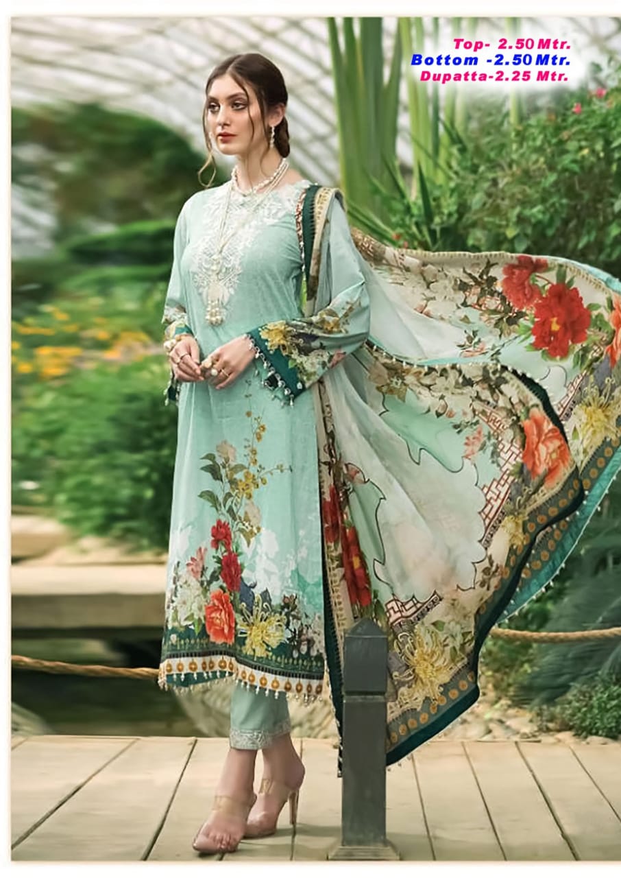 Aaliya Karachi Cotton Vol  17 Dress Materials Collection