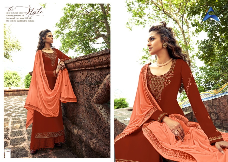 Alisa Presents  Aroma Designer Salwar Suits Collection