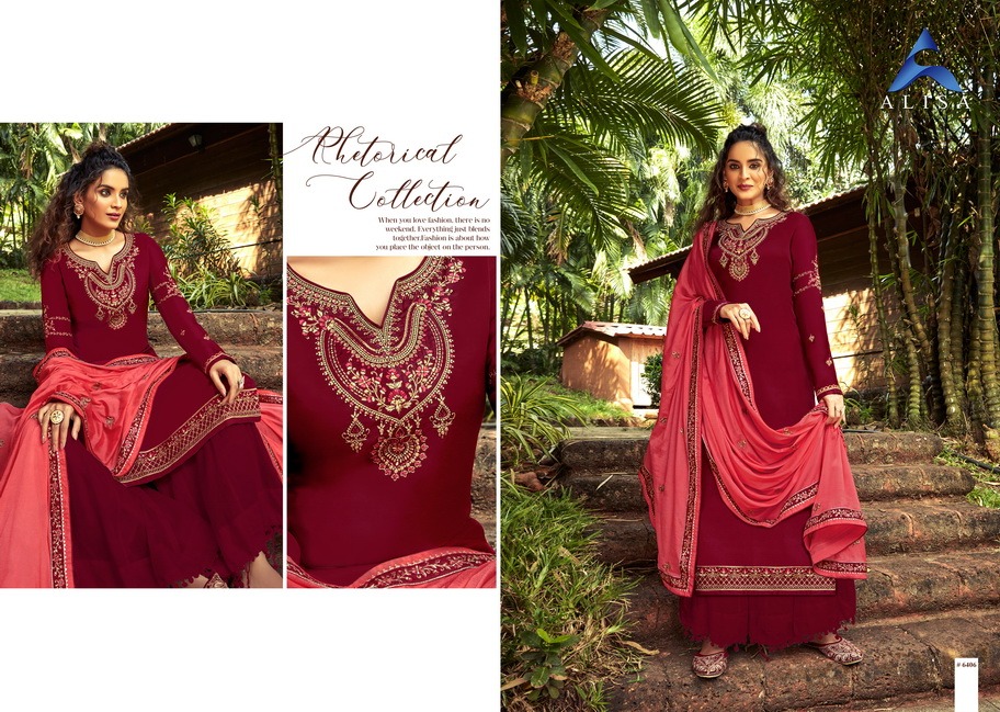 Alisa Presents  Aroma Designer Salwar Suits Collection