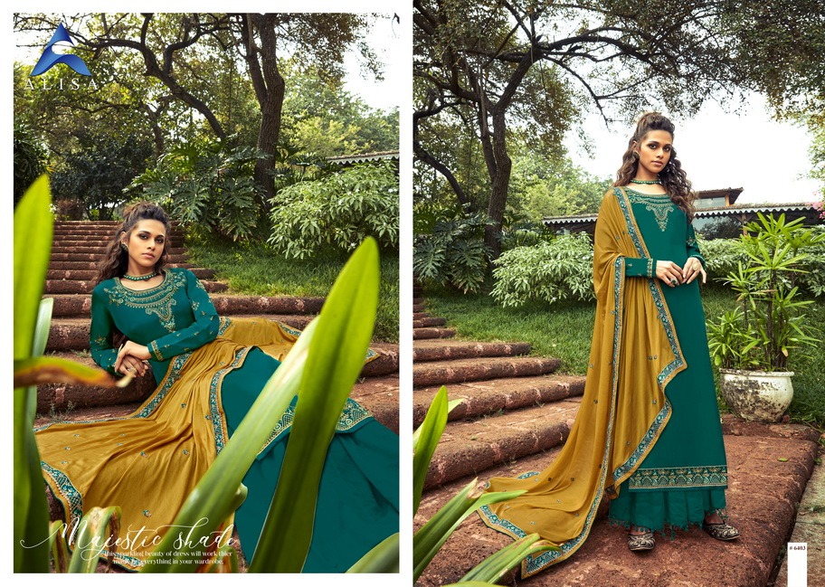 Alisa Presents  Aroma Designer Salwar Suits Collection