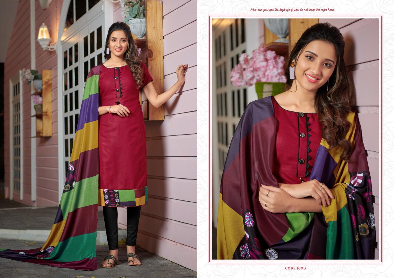 Avc Presents  Kalakari Print Casual Wear Dress Materials