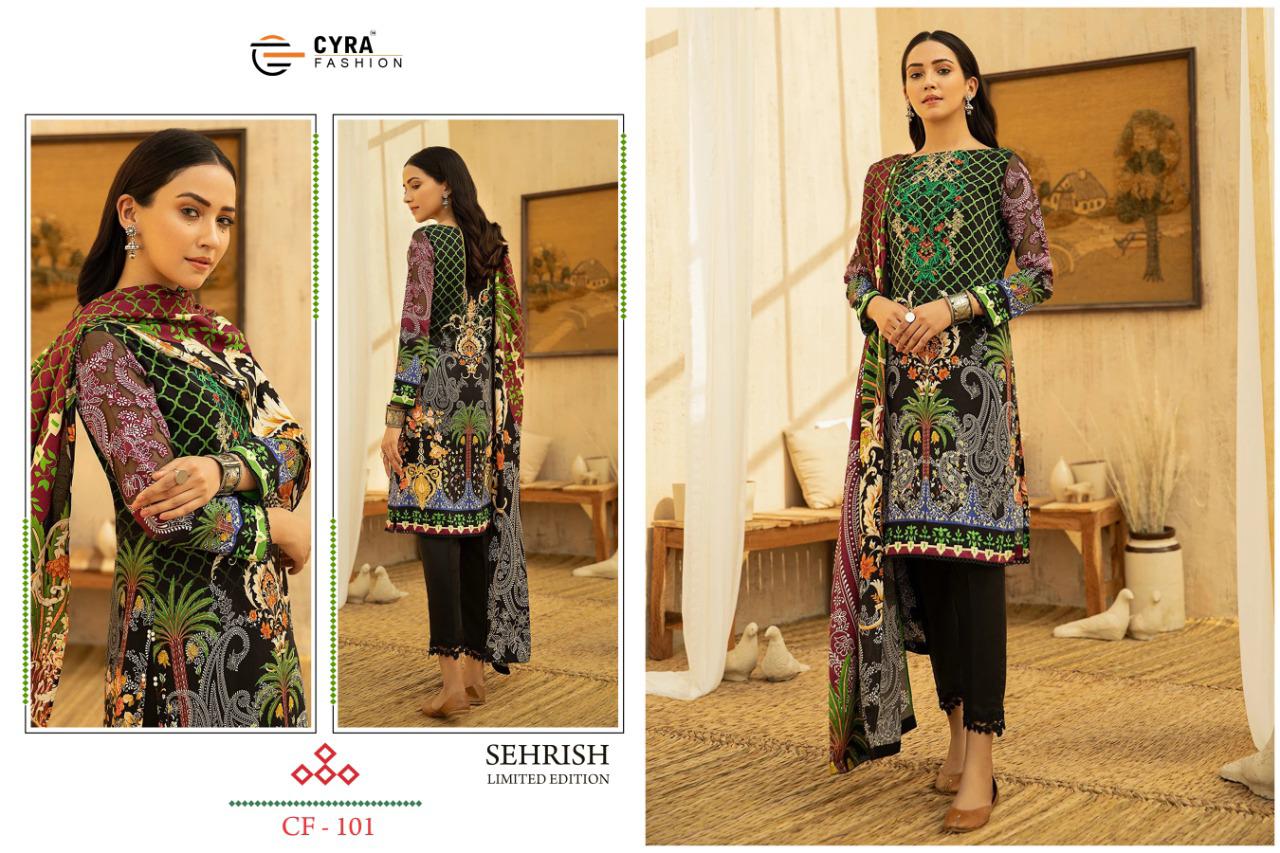 Cyra Presents  Sehrish Limited Edition Pakistani Salwar Suits