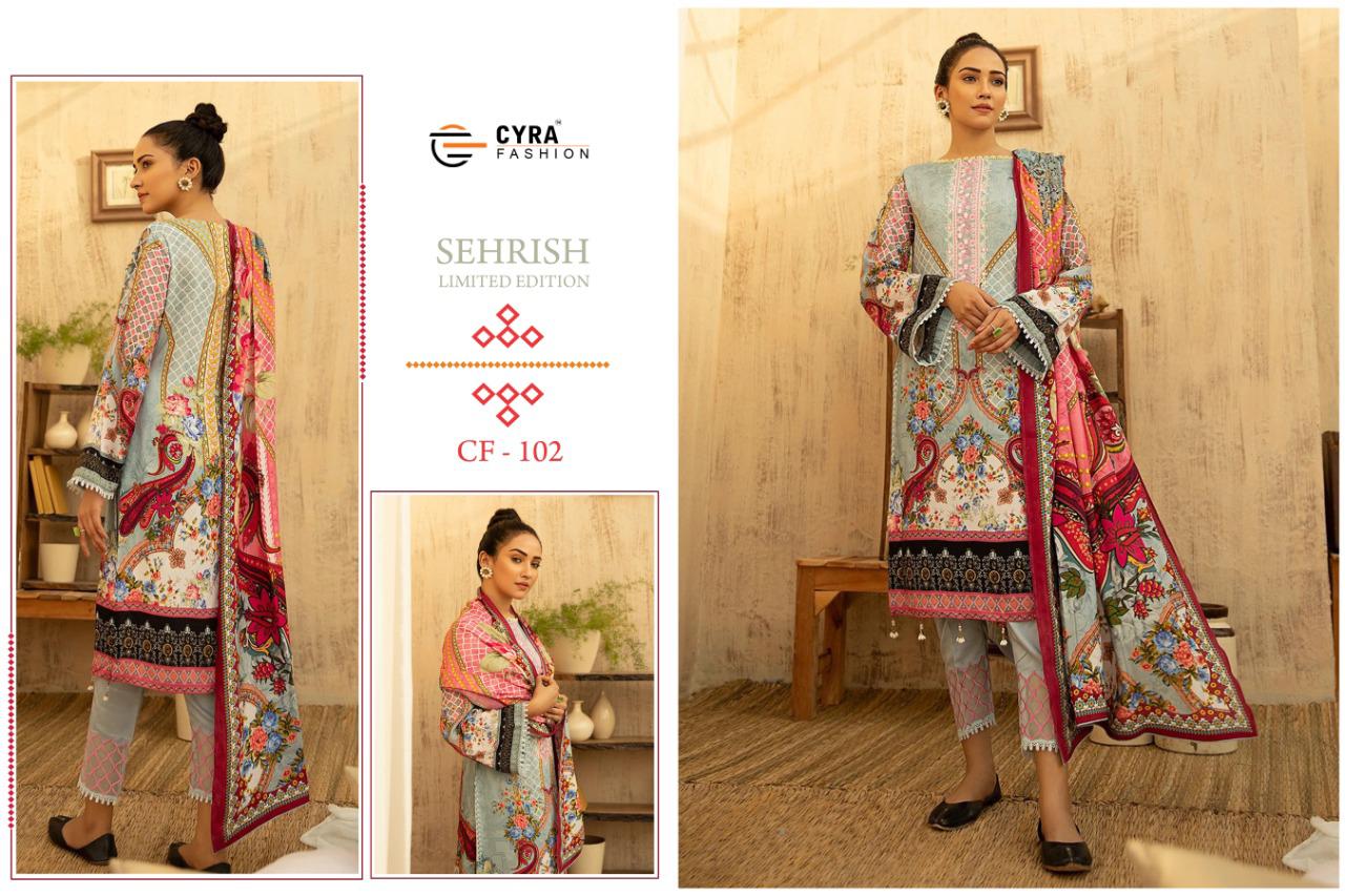 Cyra Presents  Sehrish Limited Edition Pakistani Salwar Suits