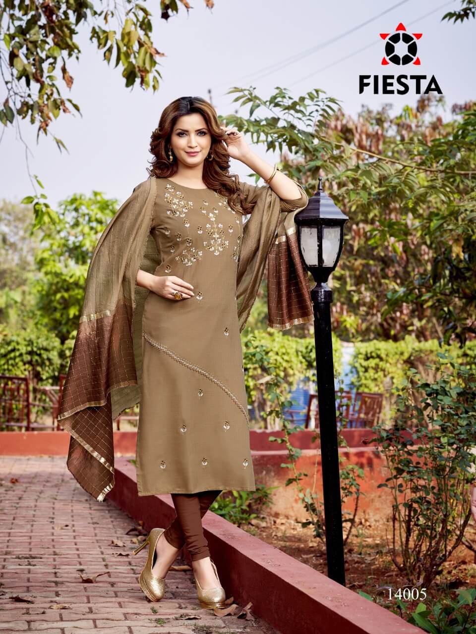 Fiesta Presents Russia Queen Kurti  With Dupatta  Collection