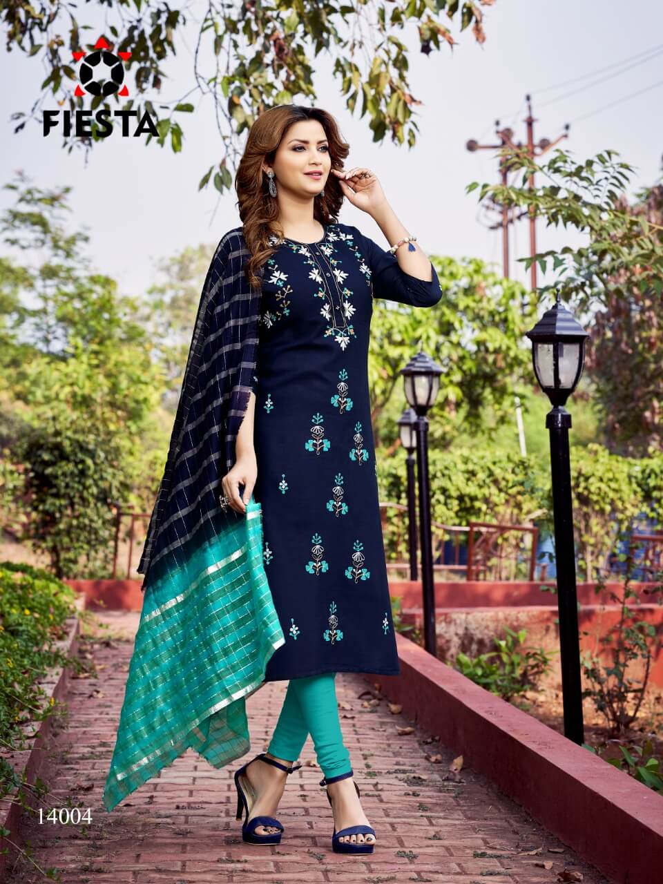 Fiesta Presents Russia Queen Kurti  With Dupatta  Collection