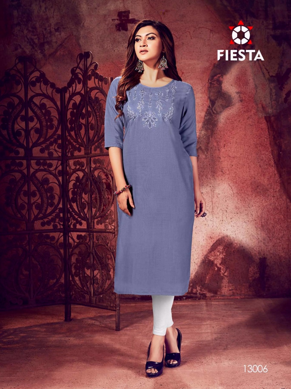 Fiesta  Presents Zubiee Designer  Kurtis Collection