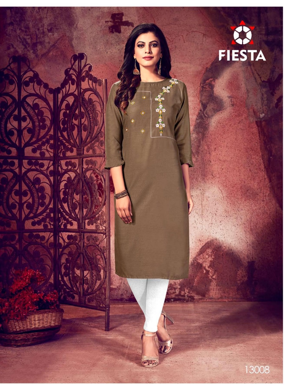 Fiesta  Presents Zubiee Designer  Kurtis Collection