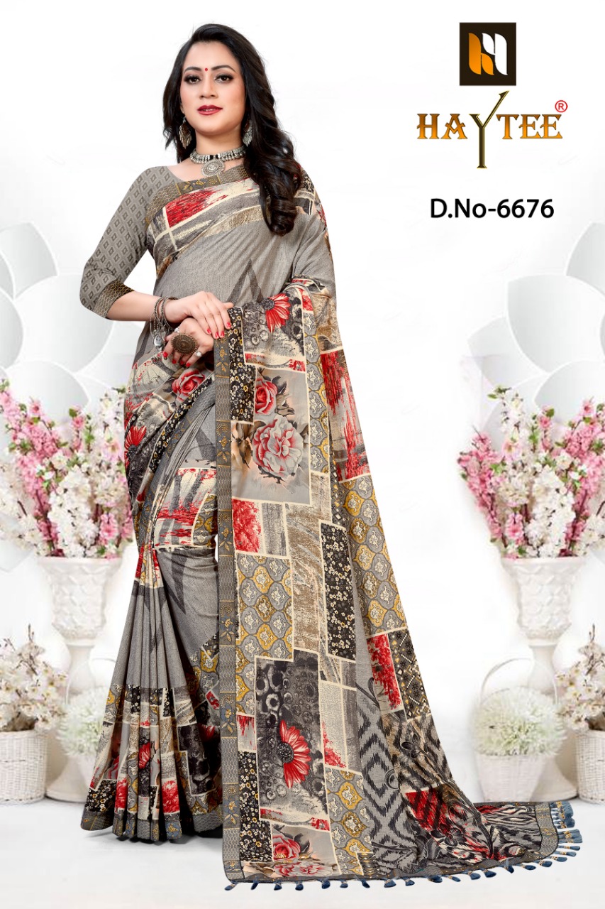 Haytee Presents Avantika  Vol 36  Printed Saree Collection