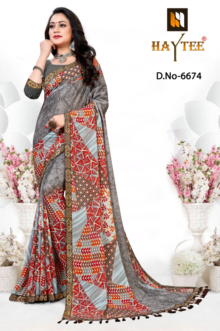 Haytee Presents Avantika  Vol 36  Printed Saree Collection