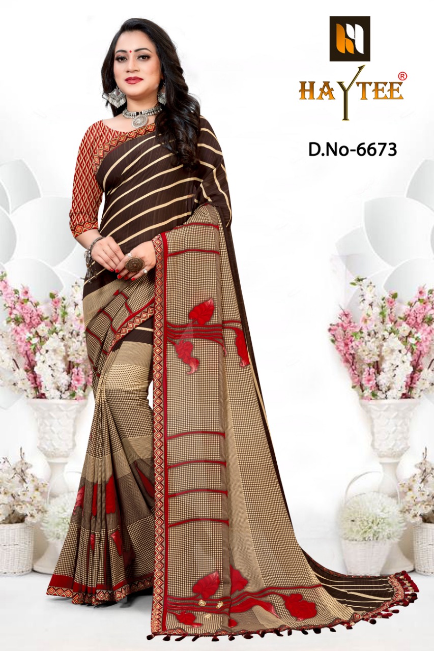 Haytee Presents Avantika  Vol 36  Printed Saree Collection