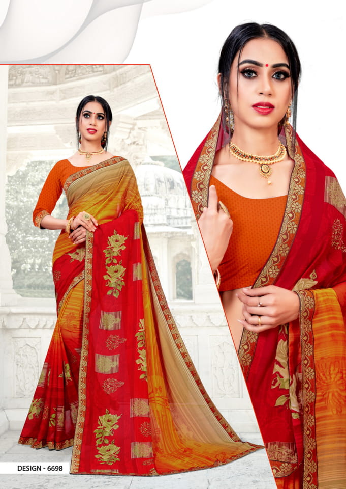 Haytee  Presents  Fantasy Regular Wear Sarees Collection