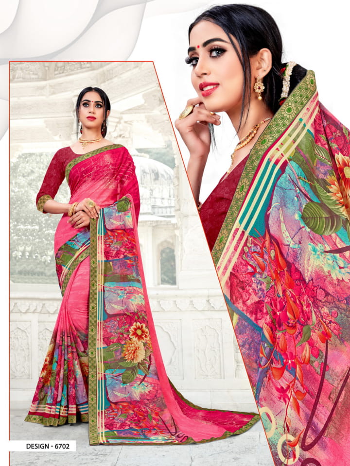 Haytee  Presents  Fantasy Regular Wear Sarees Collection