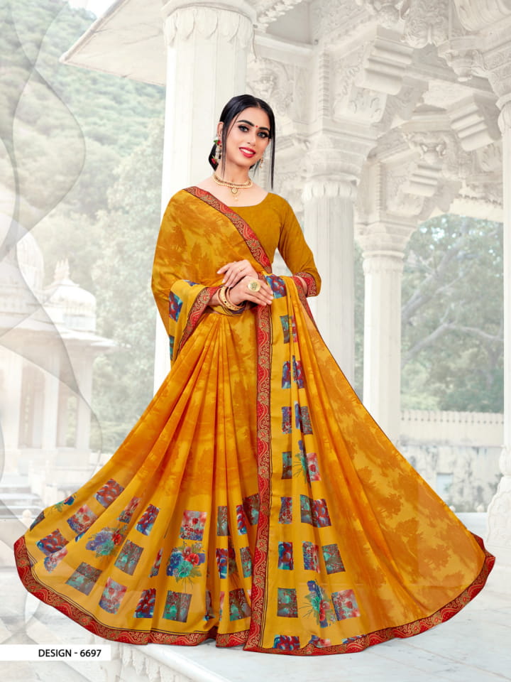 Haytee  Presents  Fantasy Regular Wear Sarees Collection