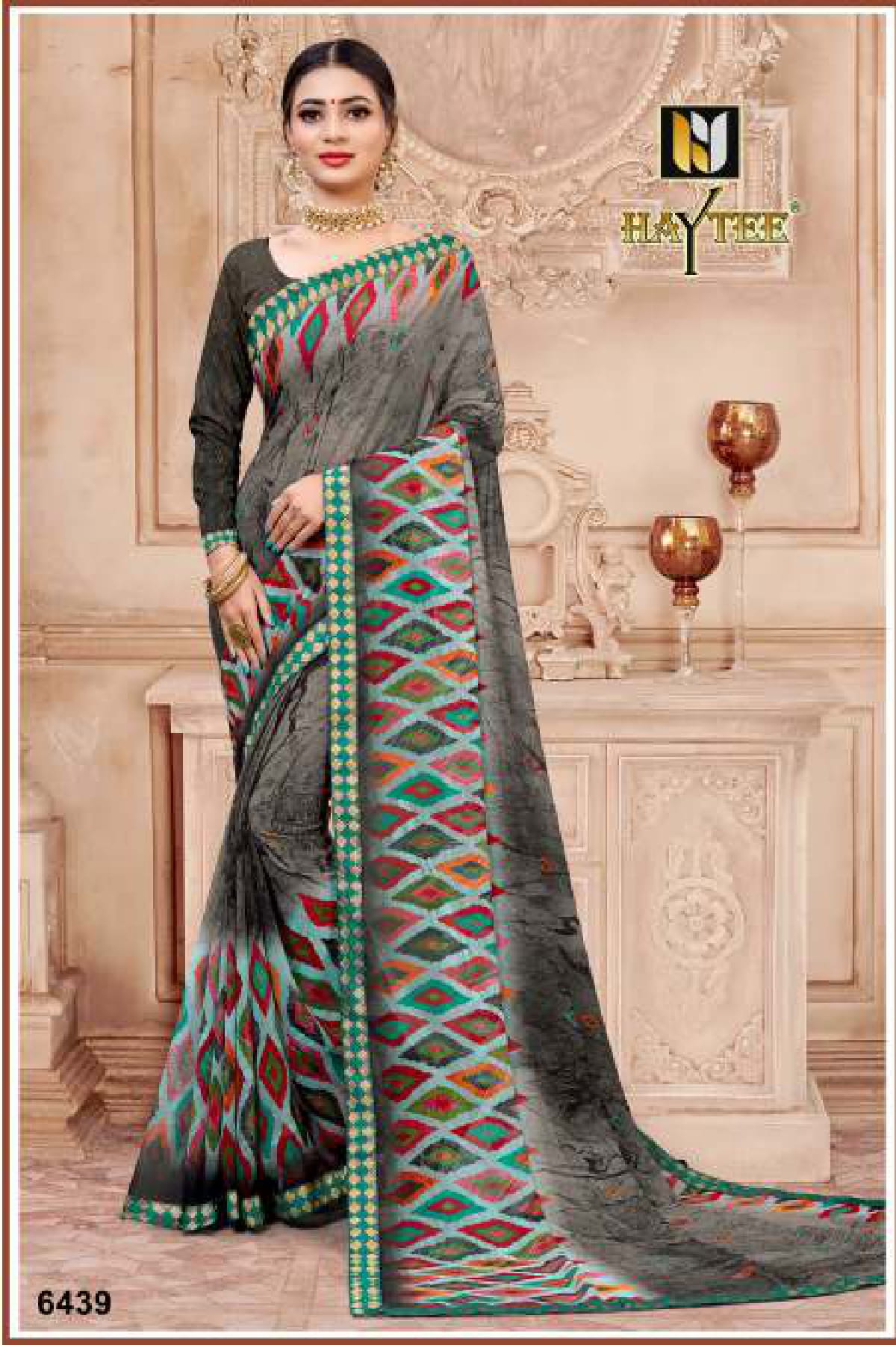 Haytee Presents  Seosons Regular Wear Printed Sarees Collection