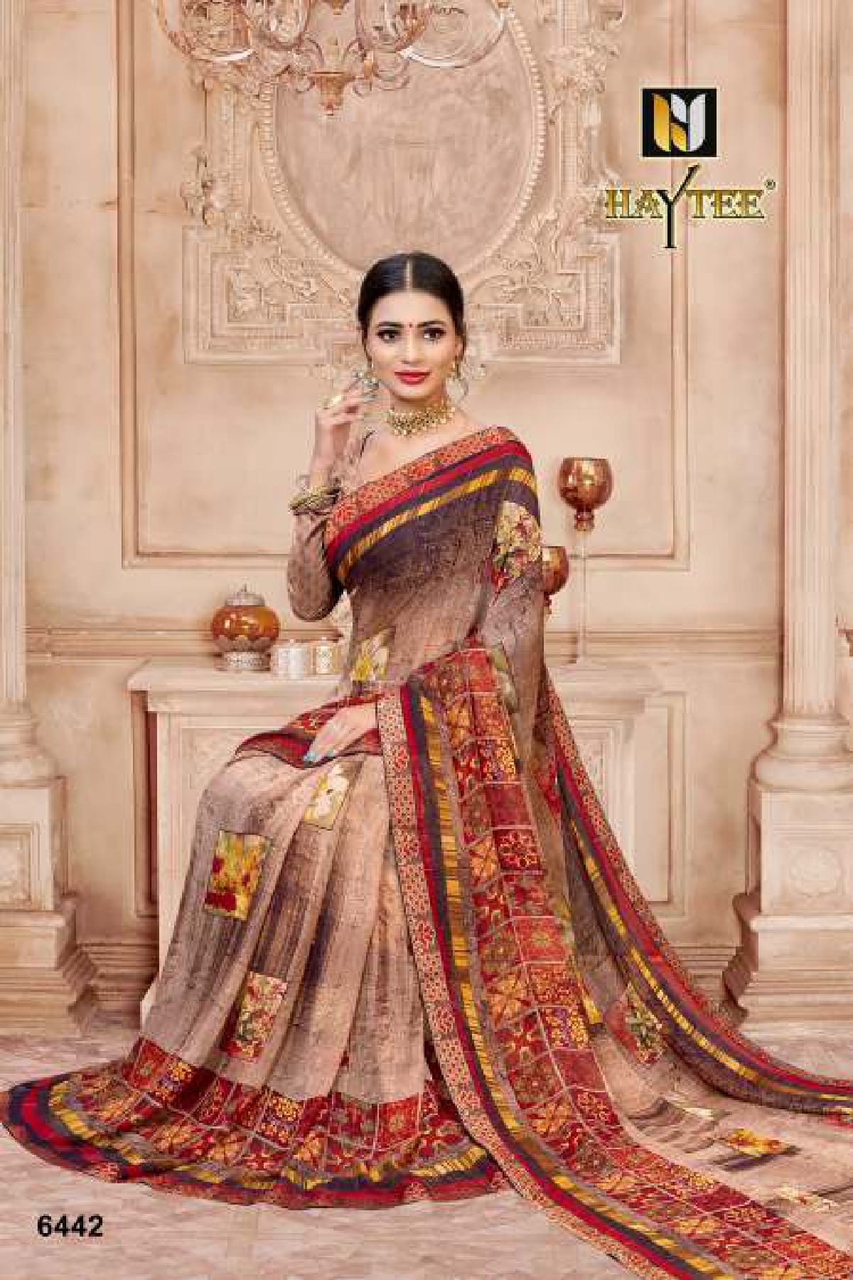 Haytee Presents  Seosons Regular Wear Printed Sarees Collection