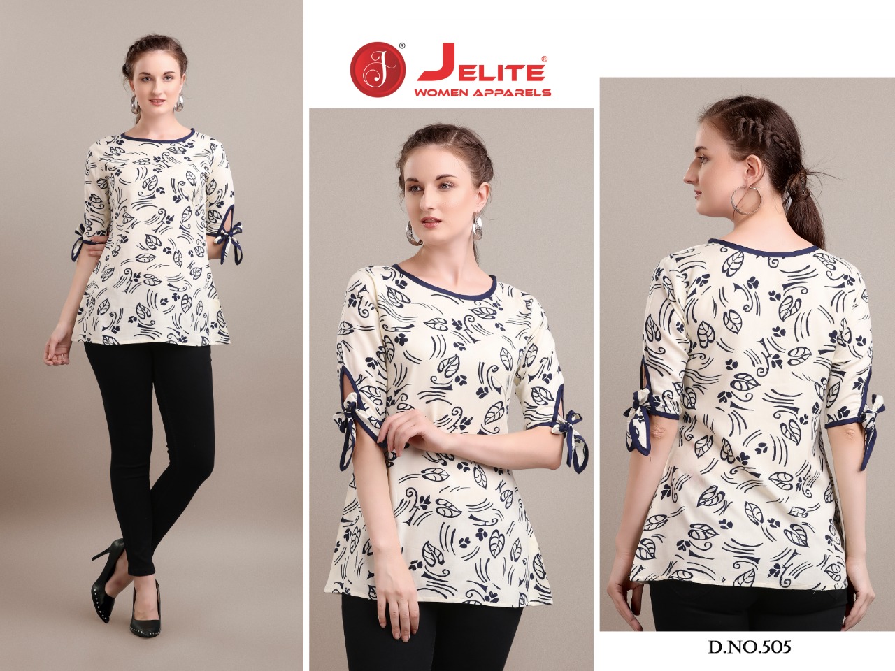 Jelite  Presents  Camellia Stylish Printed Top Collection