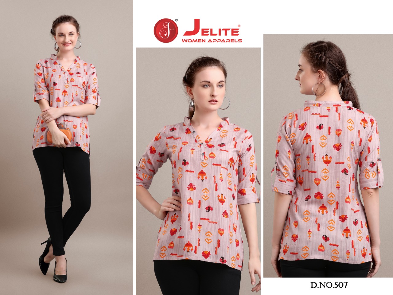 Jelite  Presents  Camellia Stylish Printed Top Collection