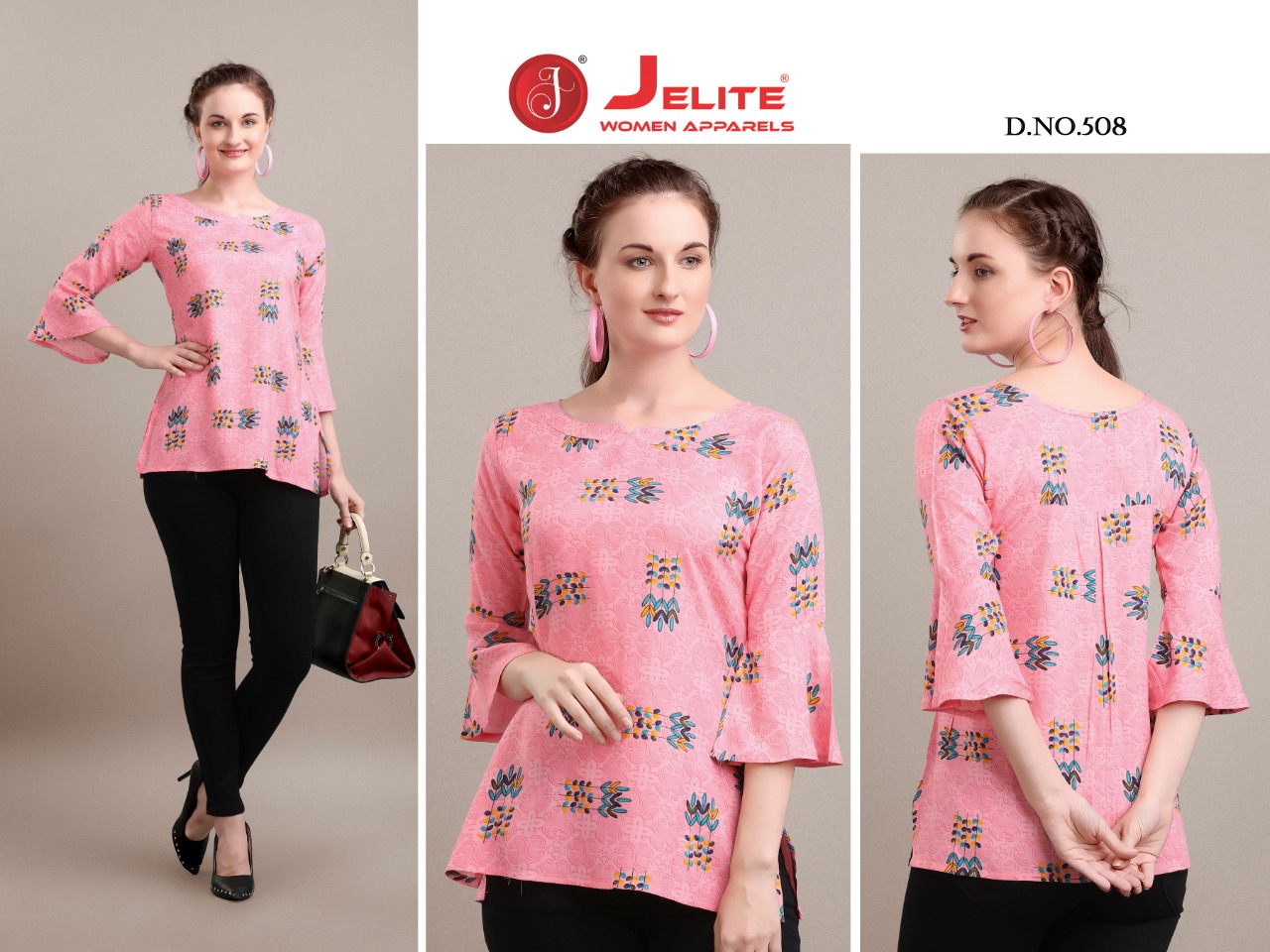 Jelite  Presents  Camellia Stylish Printed Top Collection