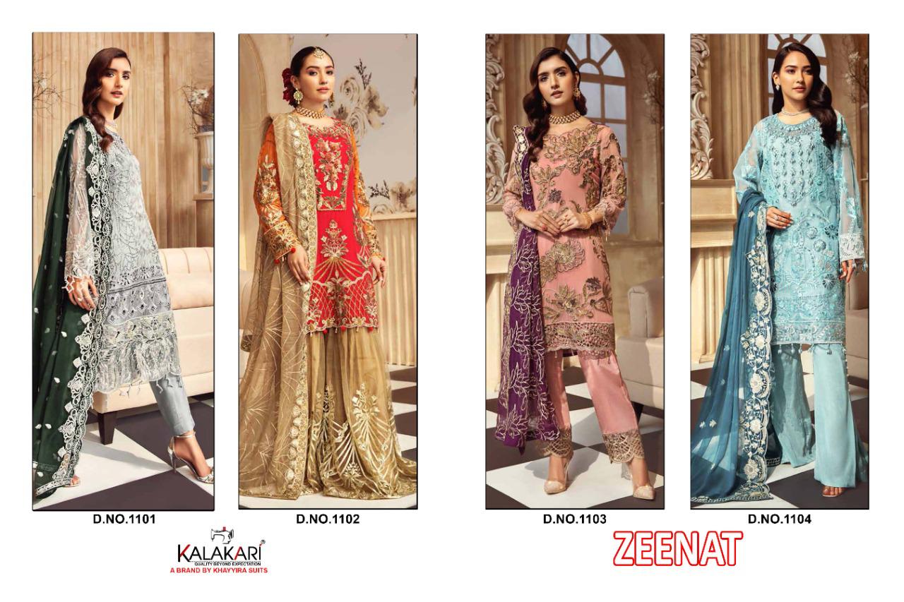 Kalakari Presents  Zeenat Pakistani Salwar Suits