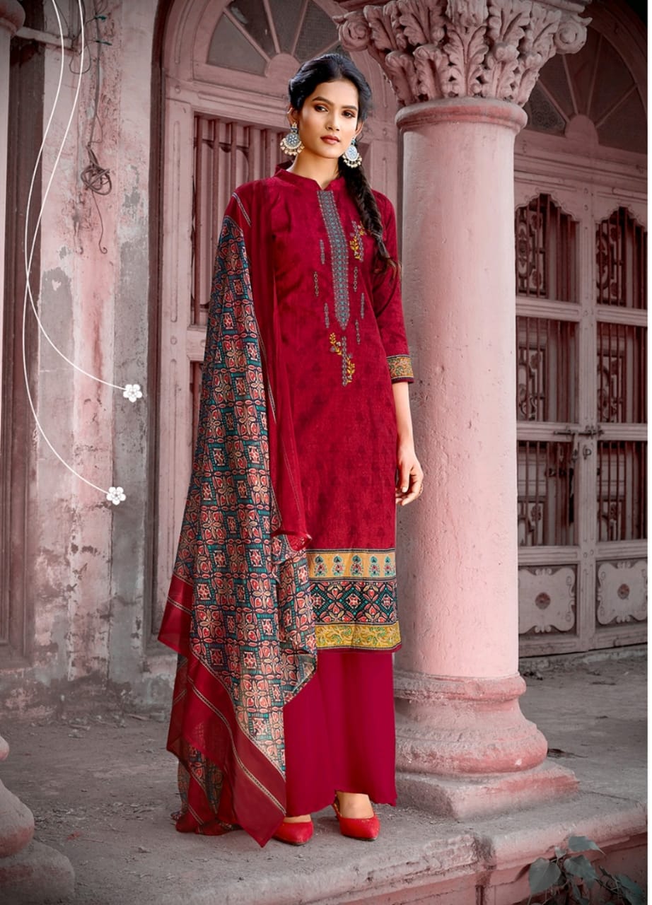 Kesariya Presents  Heer Digital Printed Cotton Dress Materials Collection