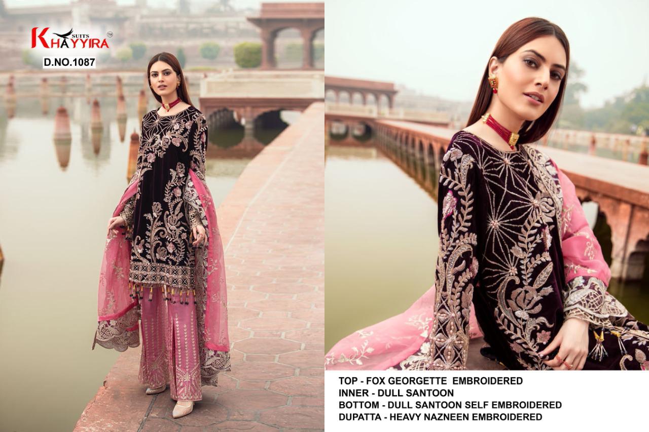 Khayyira Presents  Zebtan Pakistani Salwar Suits Collection