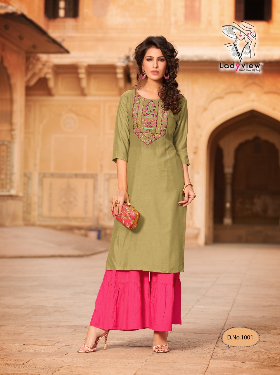 Lady View  Presents Goriya  Vol 1 Designer  Kurti With  Bottom