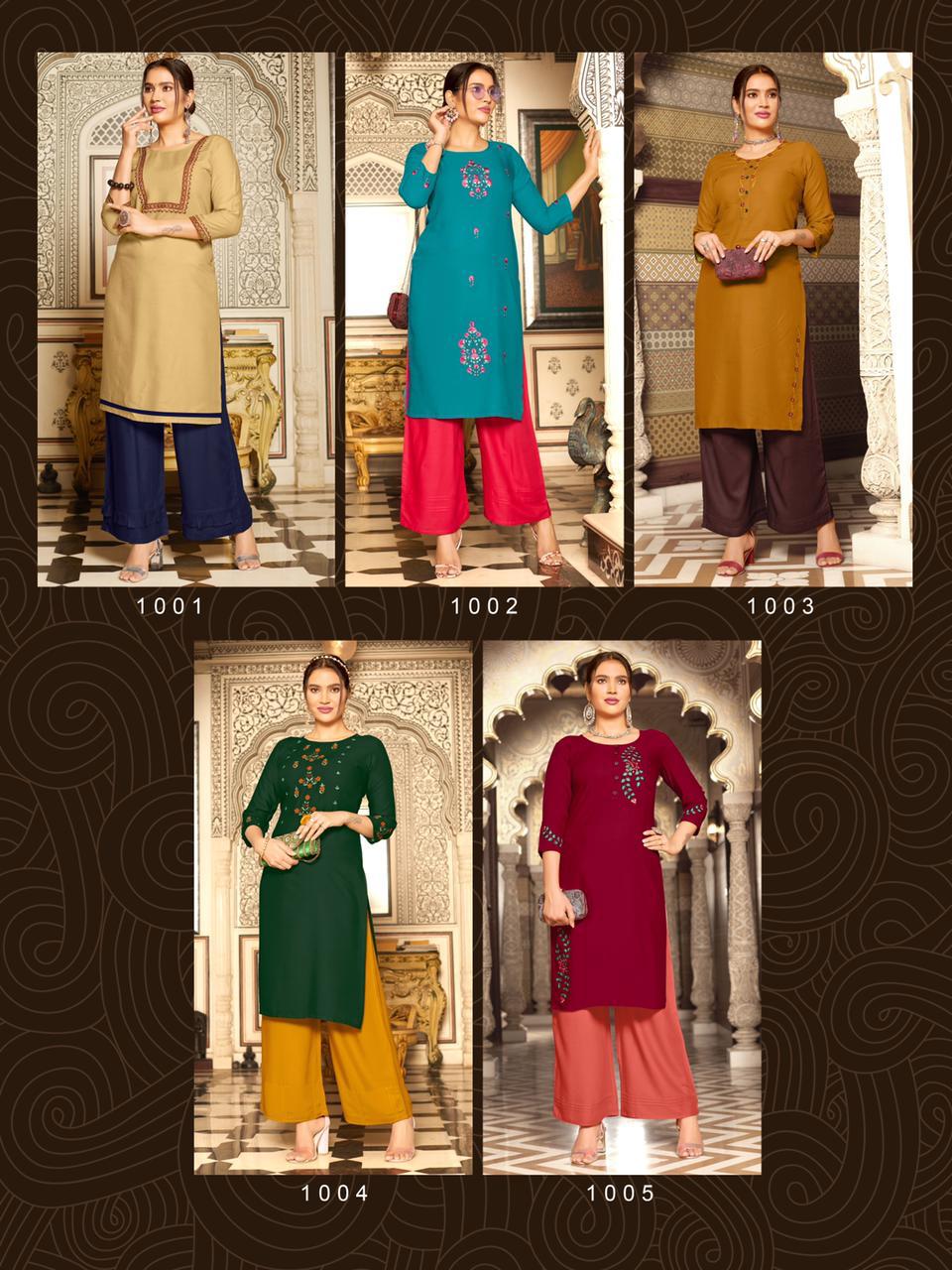 Lady View  Presents Menka Vol 2 Designer  Kurti With Bottom