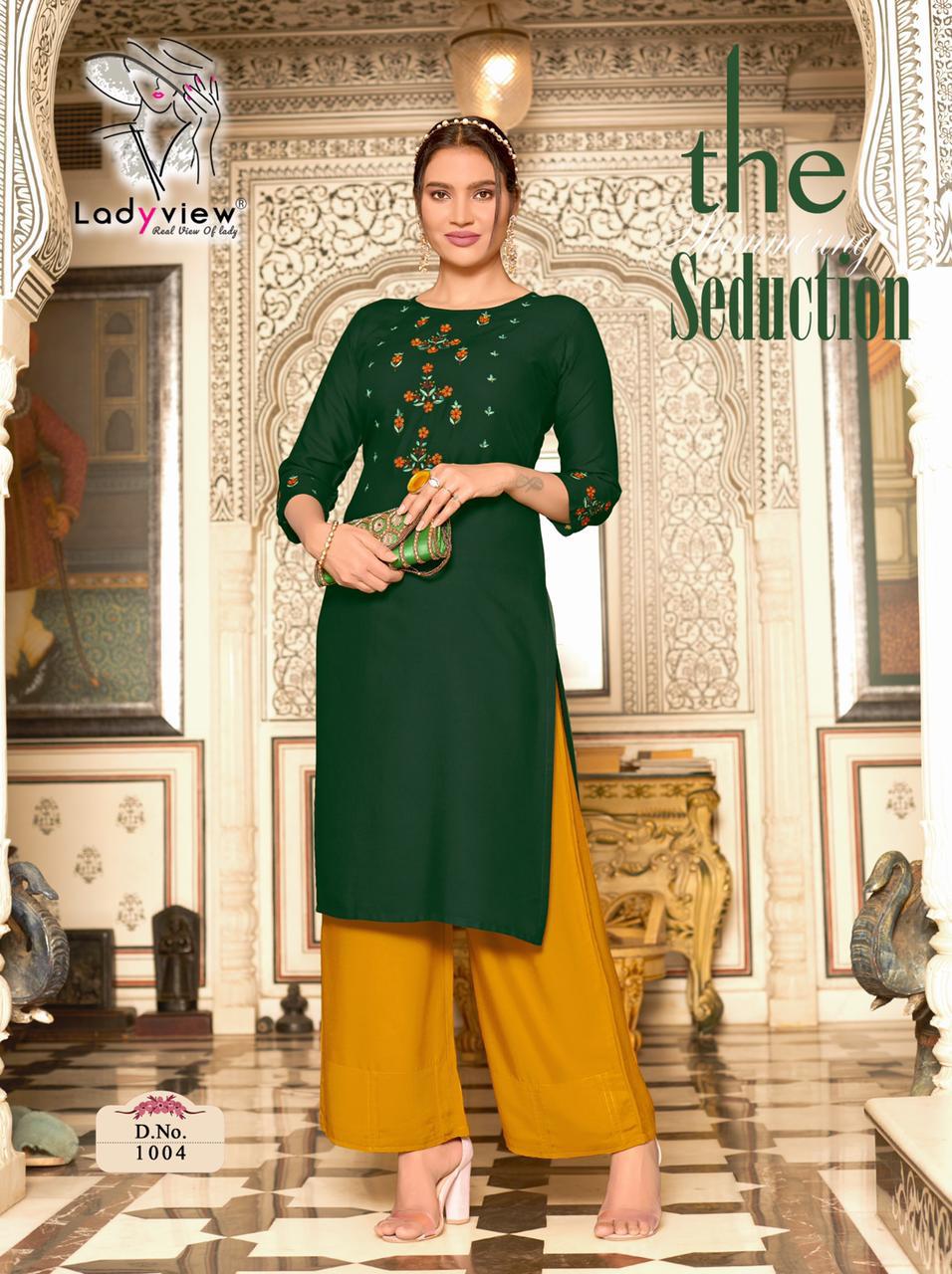 Lady View  Presents Menka Vol 2 Designer  Kurti With Bottom