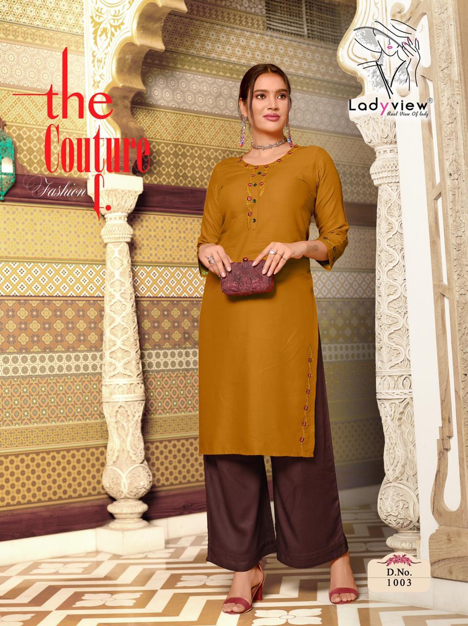 Lady View  Presents Menka Vol 2 Designer  Kurti With Bottom