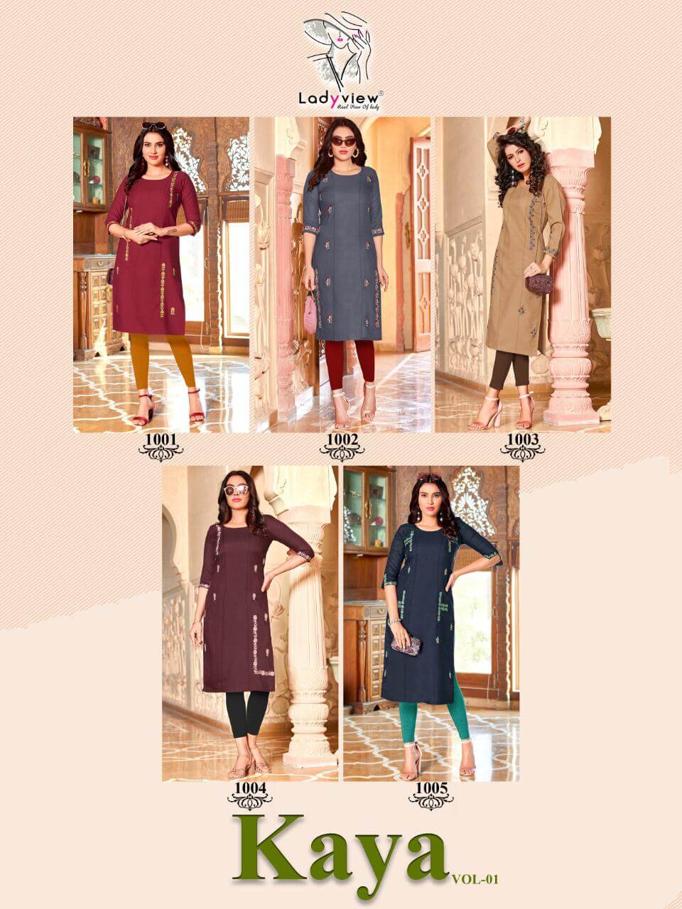 Ladyview  Has Launched Kaya Vol 1  Casual Wear Kurti Collection