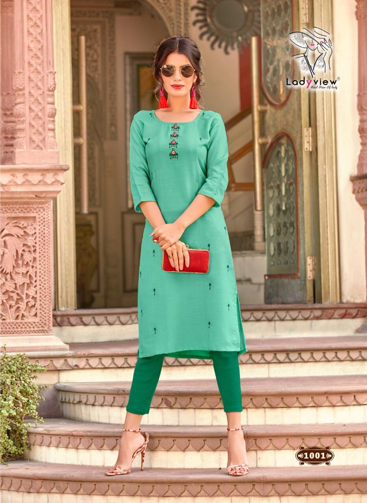 Lady View Has Launched  Kalp Vol 1 Casual Wear  Kurti Collection