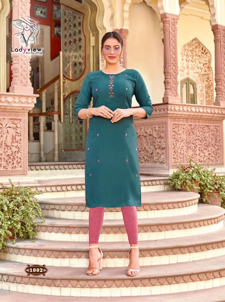 Lady View Has Launched  Kalp Vol 1 Casual Wear  Kurti Collection