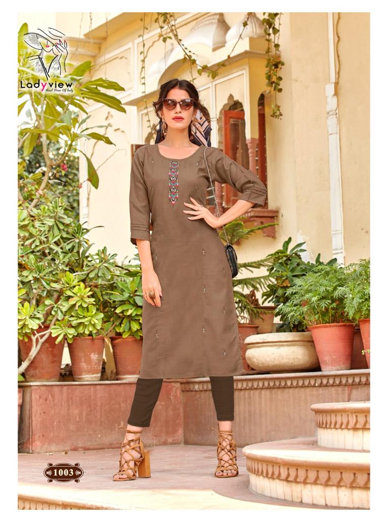 Lady View Has Launched  Kalp Vol 1 Casual Wear  Kurti Collection