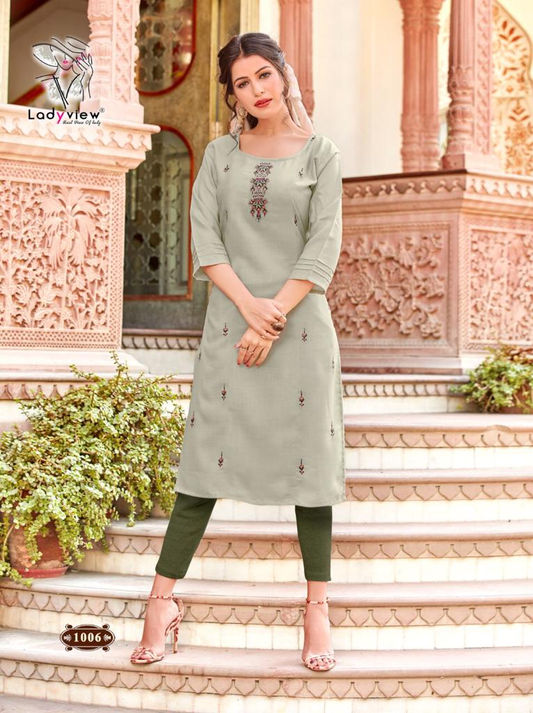 Lady View Has Launched  Kalp Vol 1 Casual Wear  Kurti Collection