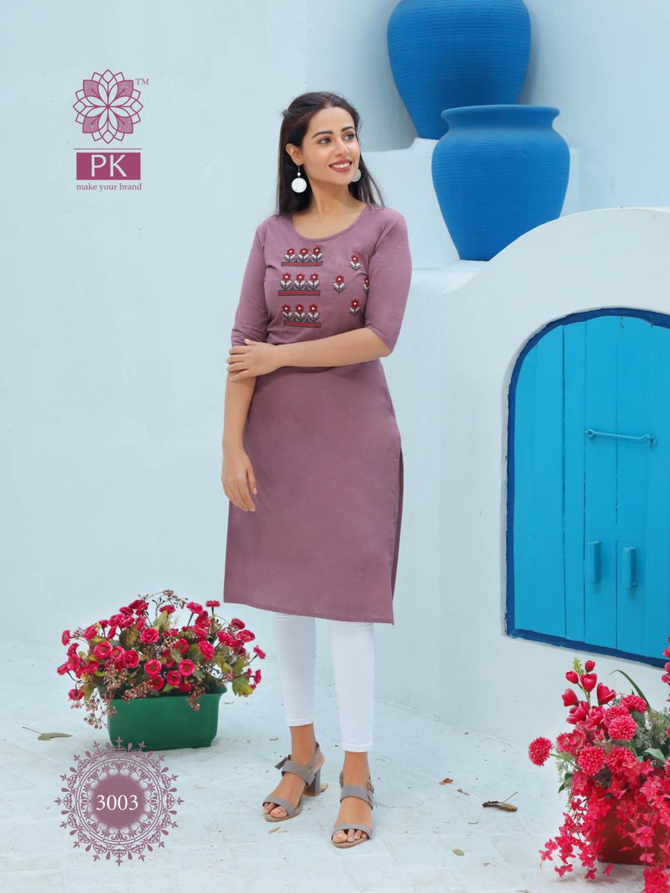 Pk Presents Fashion Rainbow Vol 3  Casual Wear   Kurti Collection