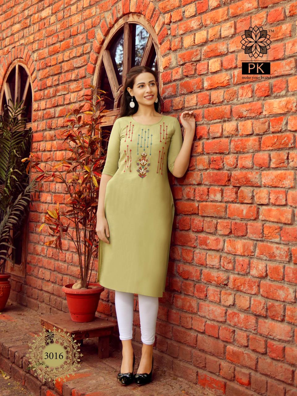 Pk Presents Fashion Rainbow Vol 3  Casual Wear   Kurti Collection