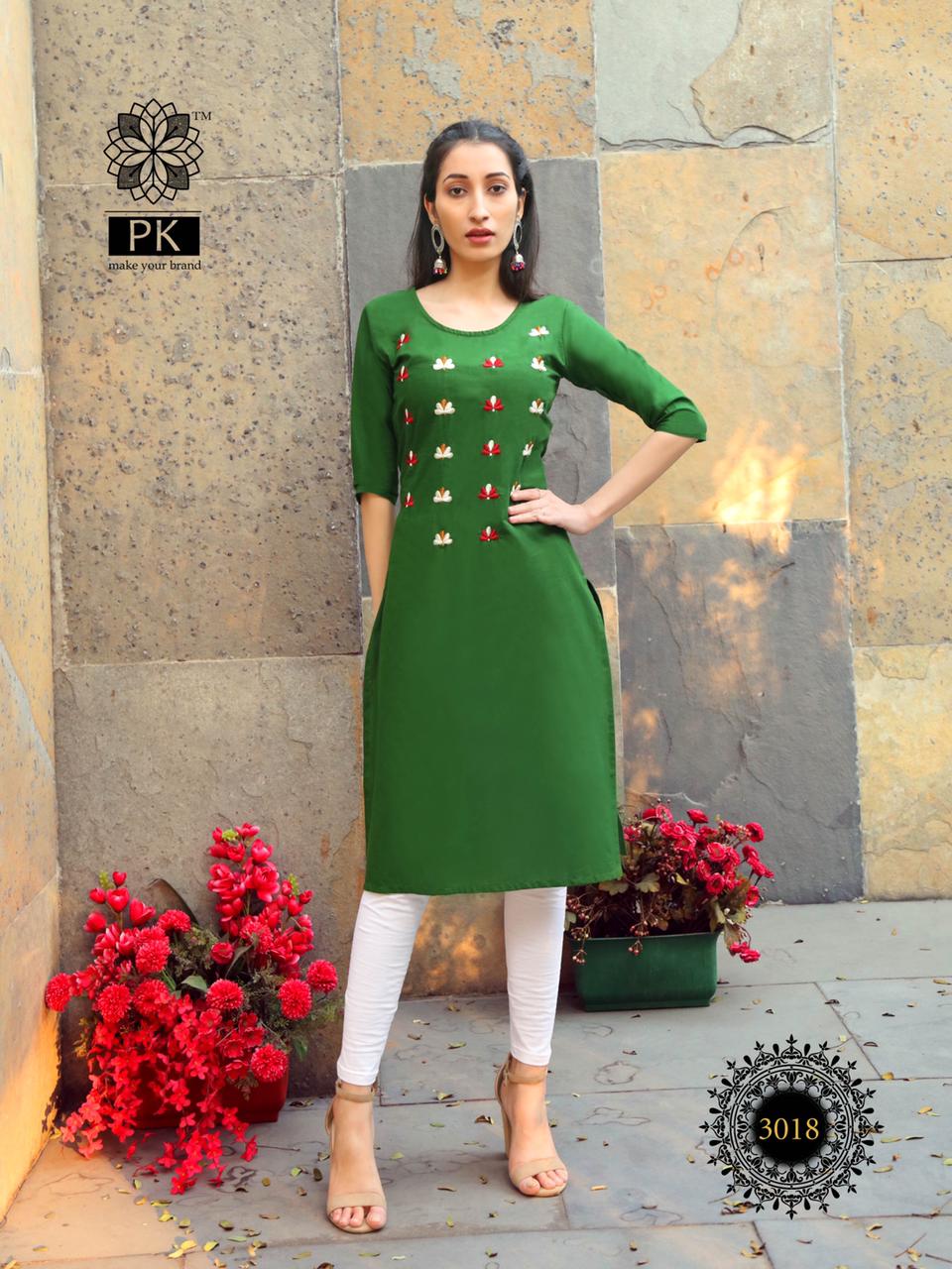 Pk Presents Fashion Rainbow Vol 3  Casual Wear   Kurti Collection