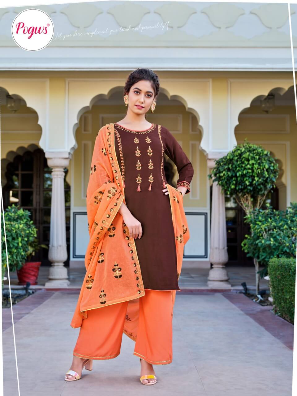 Pogws Presents  Poshak  Vol 1 Designer Readymade Salwar Collection