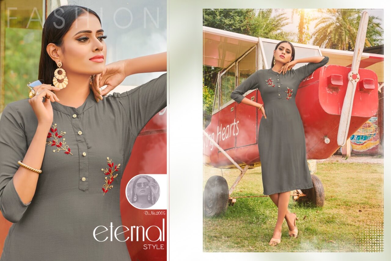 Poorvi Presents Queen Vol 2  Regular Wear Kurtis Collection