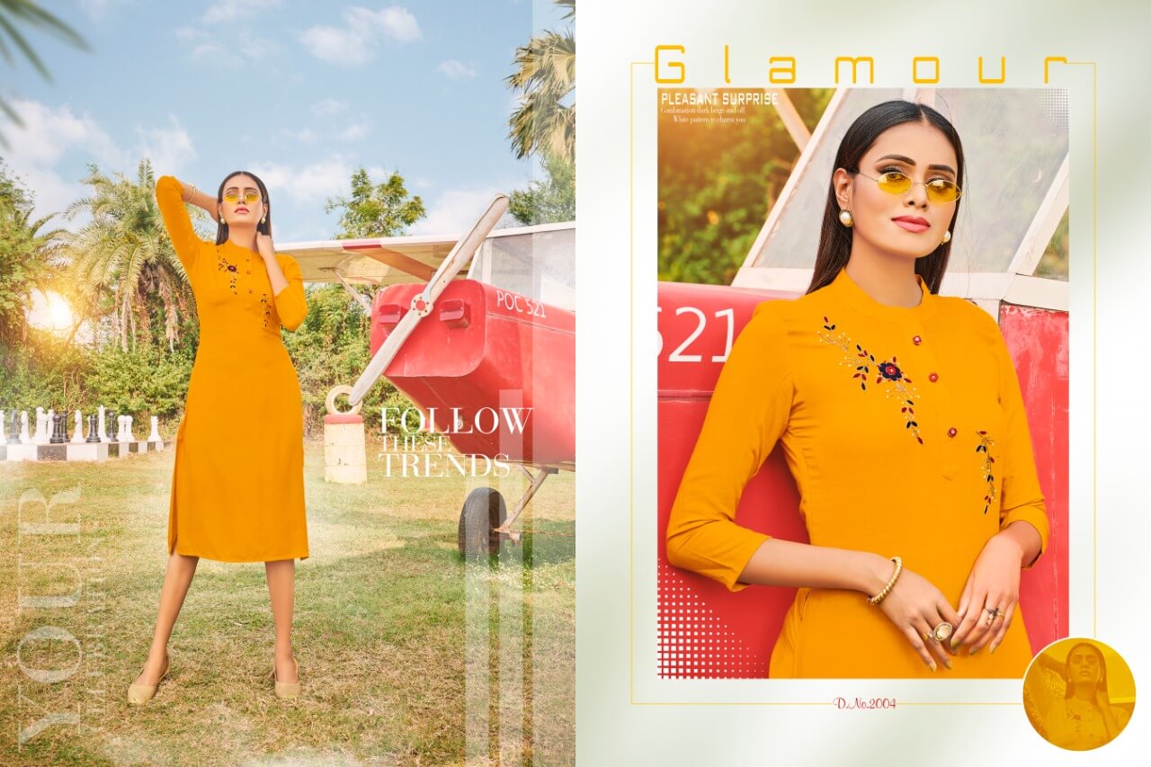 Poorvi Presents Queen Vol 2  Regular Wear Kurtis Collection