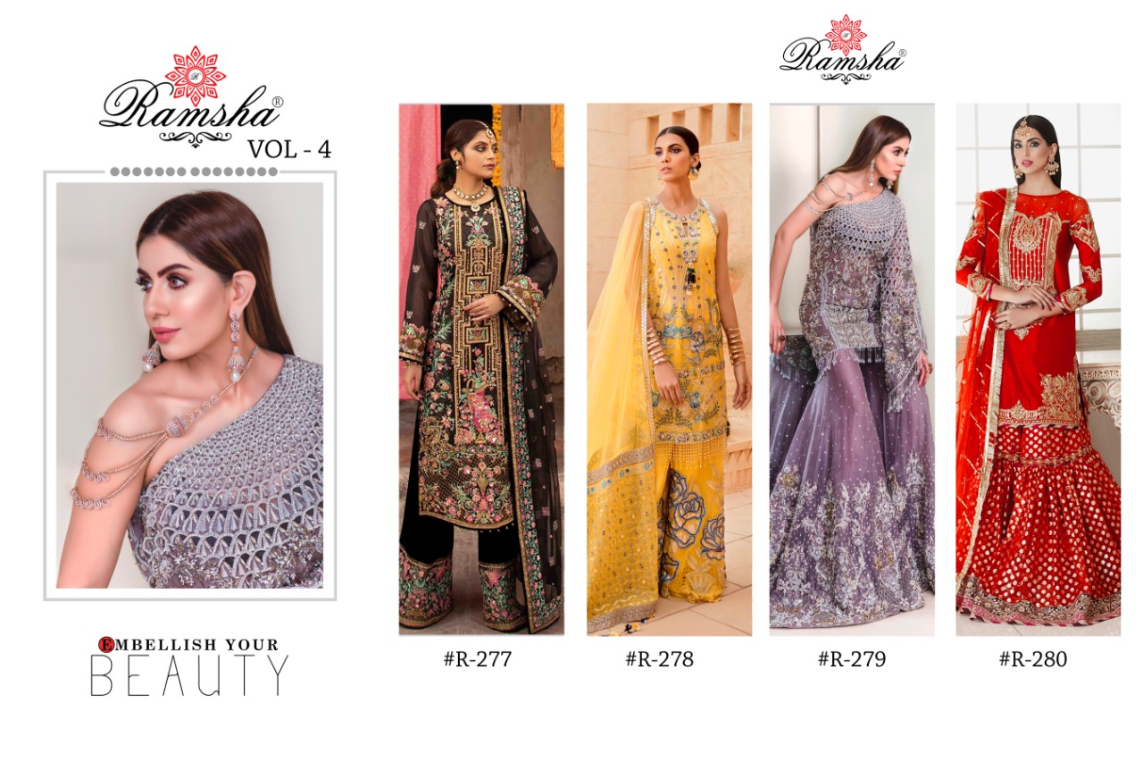 Ramsha Pakistani Salwar Suits Collection
