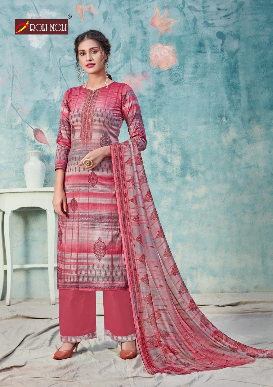 Roli Moli Presents  Silky Cotton  Vol 2 Designer Dress Material Collection