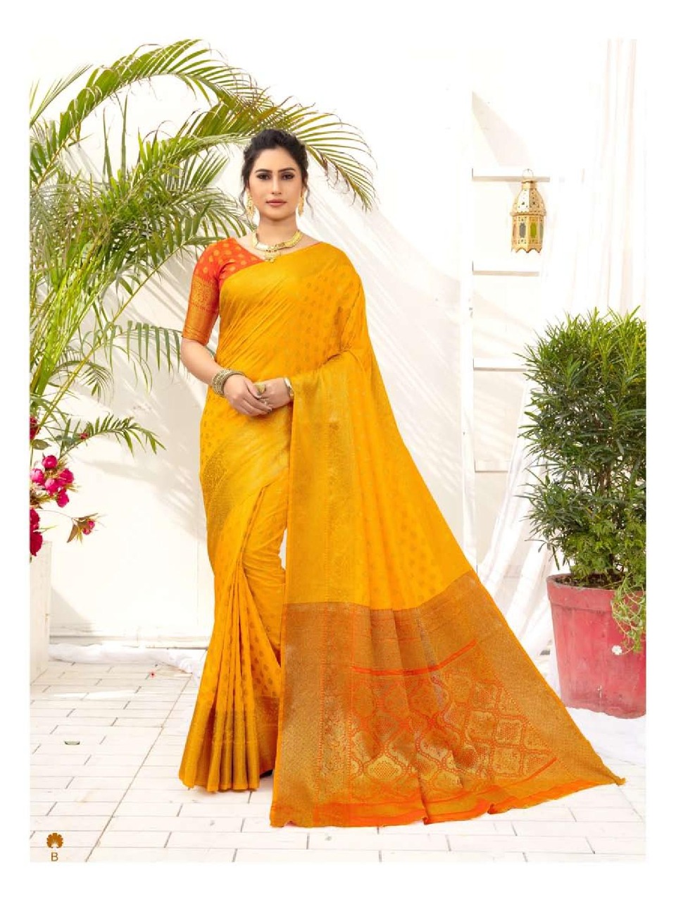 Shangrila  Presents  Rajlaxmi Silk Festive Wear Sarees Collection