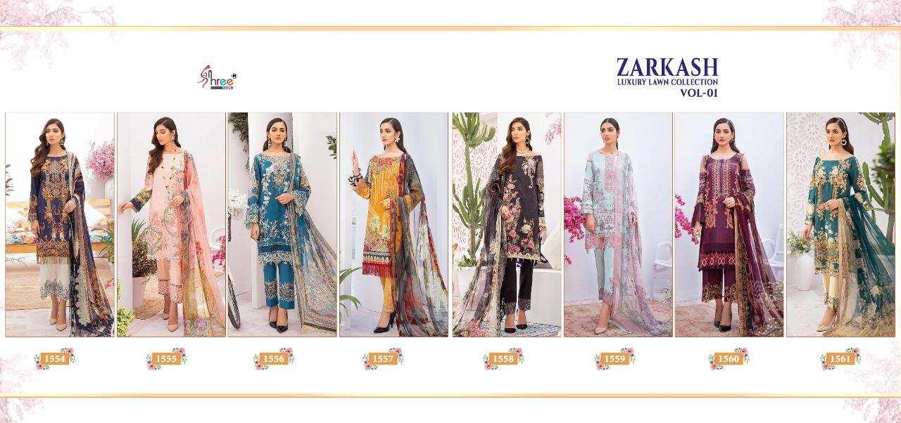 zarkash luxury lawn vol 1