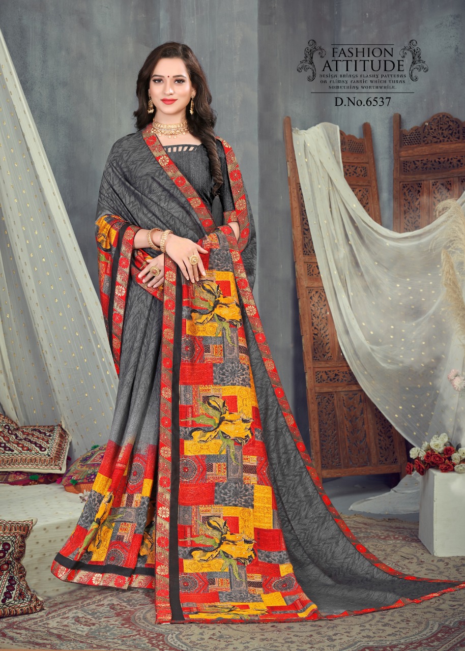 Sitka Presents Khushboo Vol 6  Printed Sarees Collection