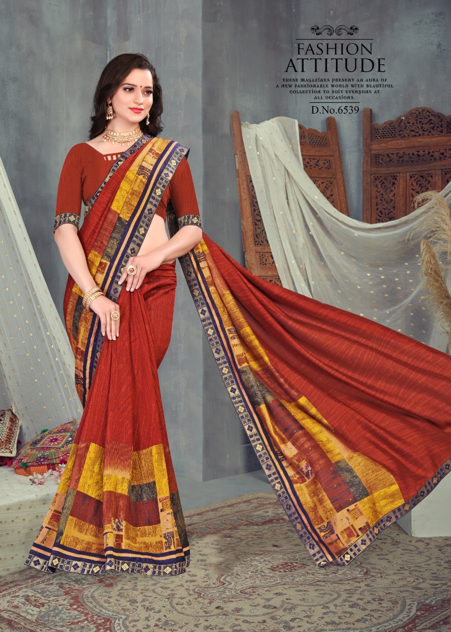 Sitka Presents Khushboo Vol 6  Printed Sarees Collection