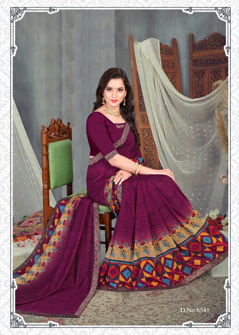 Sitka Presents Khushboo Vol 6  Printed Sarees Collection