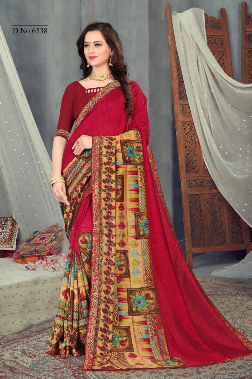 Sitka Presents Khushboo Vol 6  Printed Sarees Collection